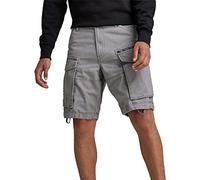 G Star Raw Mens G-Star RAW Rovic Zip Relaxed Shorts - Grey Cotton - Size 29 (Waist)
