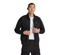 G-Star Men's Rovic Zip Through Loose Sweater, Black (dk black D24465-D566-6484), XS