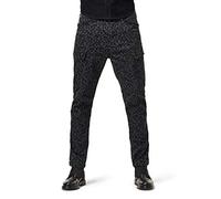 G-Star Men's Roxic straight tapered cargo pant, Multicolour (raven micro forest camo D17530-C312-B799), 25W / 28L