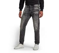 G-Star, Mens, Jeans, Scutar 3D Slim Tapered, Elto black stretch denim, W32 L32