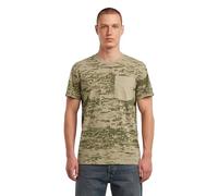 G-Star Men's Shadow Woven Camo Pocket R T T-Shirt