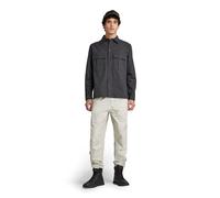 G-Star, Men's Shirt, Shirt Straight, Utility Relaxed Shirt, Dark Grey, M
