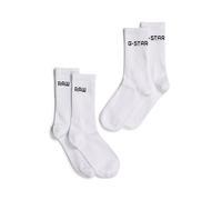 G-Star Men's Sport Sock 2-Pack, White (white D24884-D644-110), 39-42