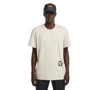 G-star Sprayed Gr Short Sleeve T-shirt Beige L Man