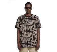 G-Star Men's Sprayed Letters Loose T-Shirt, Multicolour (lt chalk sprayed letters D26290-C338-H264), XXL