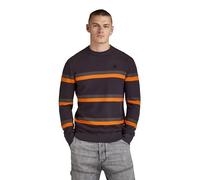G-Star Men's Stripe Knitted Sweater, Grey (grey asphalt D24378-D563-G277), S