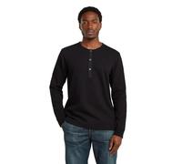 Structured Tweeter Grandad T-Shirt - Black - Men M