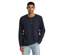 Structured Tweeter Grandad T-Shirt - Dark blue - Men XL