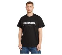 G-Star Men's Symbols Print Loose T-Shirt, Black (dk black D25970-C336-6484), XL
