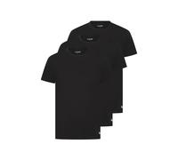 G-STAR Mens T-Shirt 3-Pack COVE Crew Neck Solid, White Black Grey