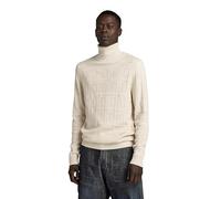 G-star Table Structure High Neck Sweater Beige XL Man