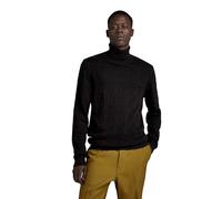 G-Star Men's Table Structure Turtle Knitted Sweater, Black (dk black D23934-D167-6484), L