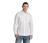 G-Star Men's Tux Marine Slim Shirt, White (white D23579-D321-110), L