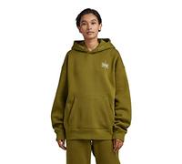 G Star Raw Mens G-Star RAW Unisex Core Loose Hoodie - Green Cotton - Size Large