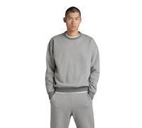 G-Star Men's Unisex Essential Loose Sweater, Multicolour (medium grey htr D22995-D395-8073), L