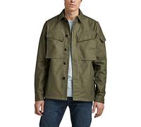 G-Star Men's Unisex Mysterious Overshirt, Green (shadow olive D21982-D190-B230), S