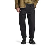 G-STAR Men's Unisex Pleated Chino Relaxed Pants, Black (dk black D20147-D190-6484), 32W / 32L
