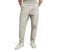 G-STAR Men's Unisex Pleated Chino Relaxed Pants, Grey (elephant skin D20147-D190-G106), 33W / 34L