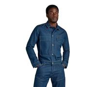 G-Star Men's Utility Flap Pocket Jacket 2.0, Blue (raw denim D24762-D547-001), S