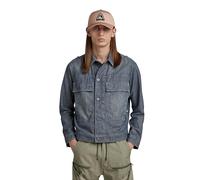 G-Star Men's Utility Flap Pocket Jacket, Blue (antic faded aegean blue D21896-C611-D096), S