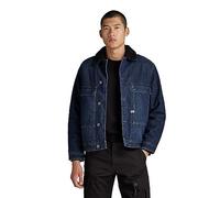 G-Star Men's Utility Flap Pocket Sherpa Jacket, Blue (worn in kingfisher D23595-D317-G114), XS