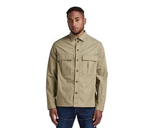 G-Star Men's Utility Relaxed Shirt, Multicolour (army green htr D21080-C903-9210), M