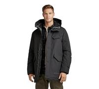 G-Star Men's Vodan Padded Hooded Parka, Black (dk black D22713-A281-6484), L