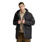 G-Star Men's Vodan Padded Hooded Parka, Black (dk black D22713-D419-6484), XS