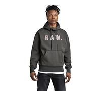 G-Star Men's Vulcanic RAW Loose Hooded Sweater, Grey (cloack D22231-A612-5812), XS