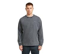 G-STAR Men's Washed Hb R Sw Sweater, Black (Dk Black Gd Snow Bleach D27102-e161-h650), XL