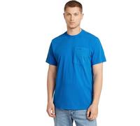 Washed Pocket T-Shirt - Medium blue - Men XL