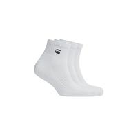 Short Socks 3-Pack - White - Men 44-47