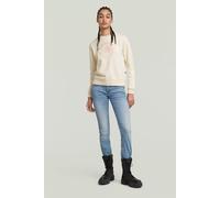 G-Star Midge Saddle Mid Straight Jeans Lt Indigo Aged size W25L30 | Straight Jeans Outlet | Women | Blue W25L30