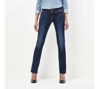 G-Star Jeans Midge Saddle Mid Waist Straight Blue Women's 25W/30L