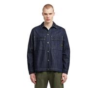 Mosa Neo Raw Overshirt - Dark blue - Men XXL