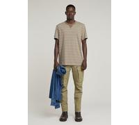 G-Star Men's Nifous Stripe T-Shirt, Multicolour (ensis green/dk brick stripe D25961-C339-H227), M