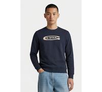 G-Star Old Skool Crew Sweat L/s Blue size L | Sweaters Outlet | Men | Blue L