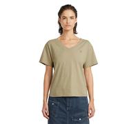 Open V Relaxed Top - Beige - Women S