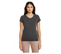 Overdyed Eyben Slim V-Neck Top 2.0 - Black - Women L