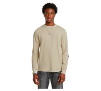 G-star Overdyed R Pkt Tweeter Long Sleeve T-shirt Beige XL Men