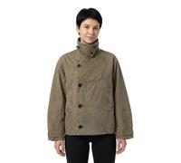 Oversized Short Trench Coat - Brown - Women S