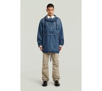 Parachute Hooded Anorak - Medium blue - Men S