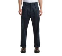 Pleated Chino Relaxed - Dark blue - Men 35-32