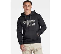 G-Star RAW Casual Logo Printed Hoodie Black