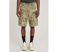 G-Star RAW G-star Camo Print Relaxed Fit Cargo Shorts- Khaki, Khaki, Size 30, Men Khaki