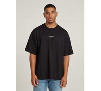 Centre Chest Boxy T-Shirt Dark Black L