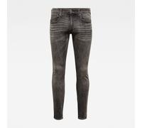 G-Star RAW Mens 3301 Skinny Jeans - Black Cotton - Size 28W/34L
