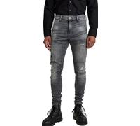 G-Star Raw Men's 5620 Knee Zip Skinny Superslim Jeans, Gray, 28W/30L