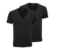 G-Star Raw Men's Basic T-Shirt Double Pack Black Uni D25500 124 6484 DK BLACK