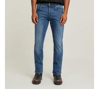 G Star Raw Mens G-Star RAW 3301 Straight Jeans - Navy Cotton - Size 28W/30L